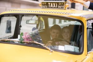 checker cab drive a nyc taxi for wedding