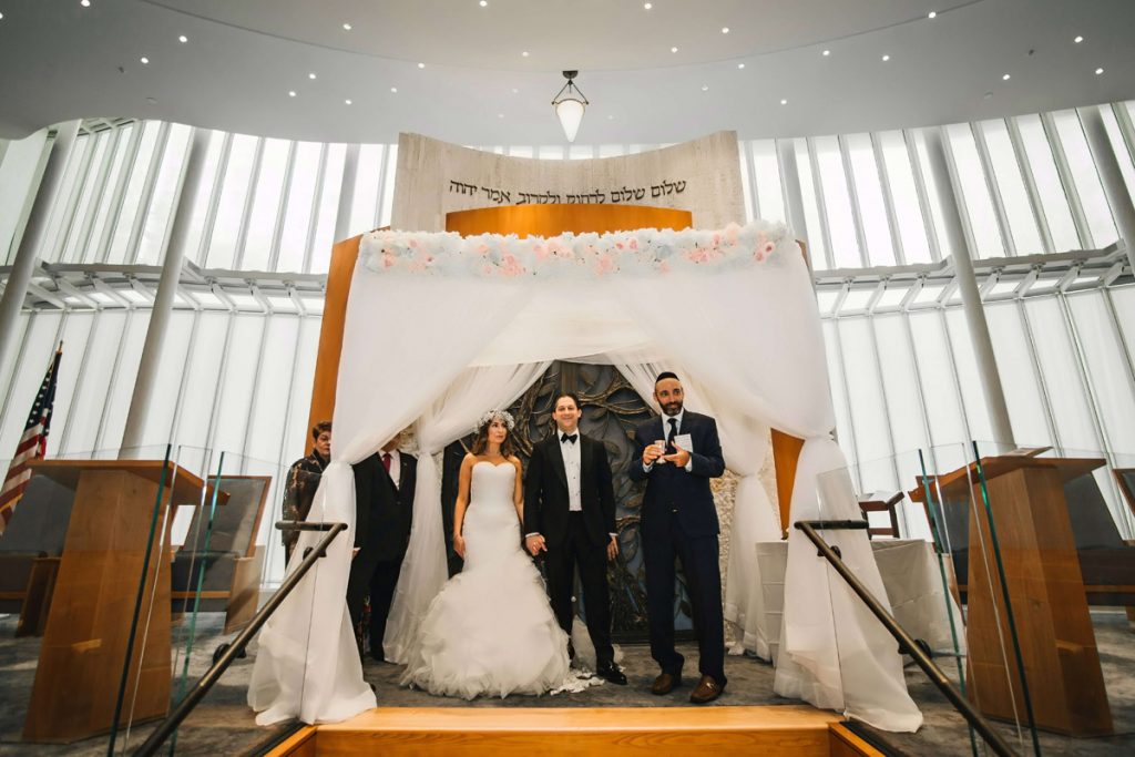 jewish synagogue chuppah wedding in nyc 3