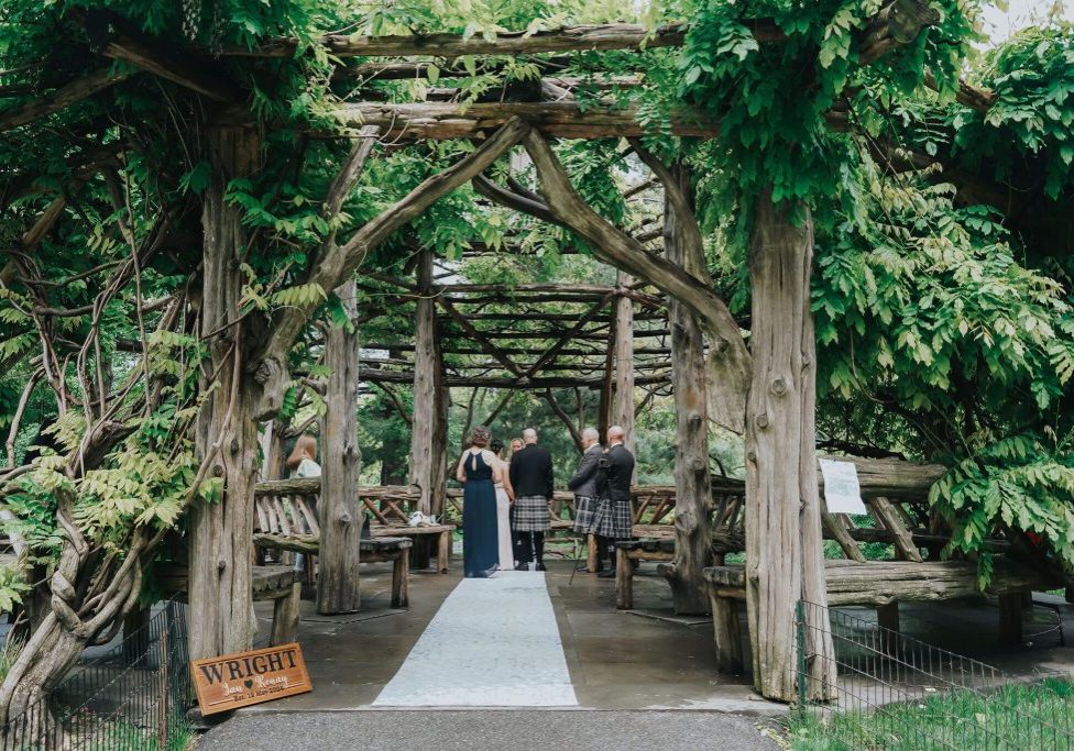 Cop Cot wedding in Central park