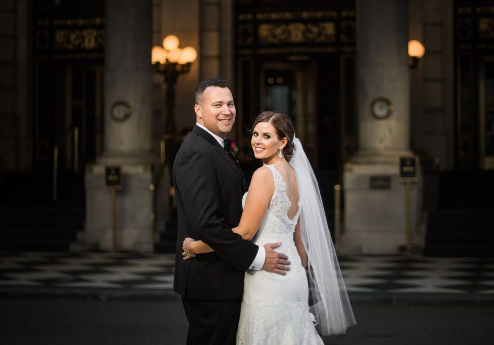 Photoshoot in front of Plaza Hotel, NYC weddings